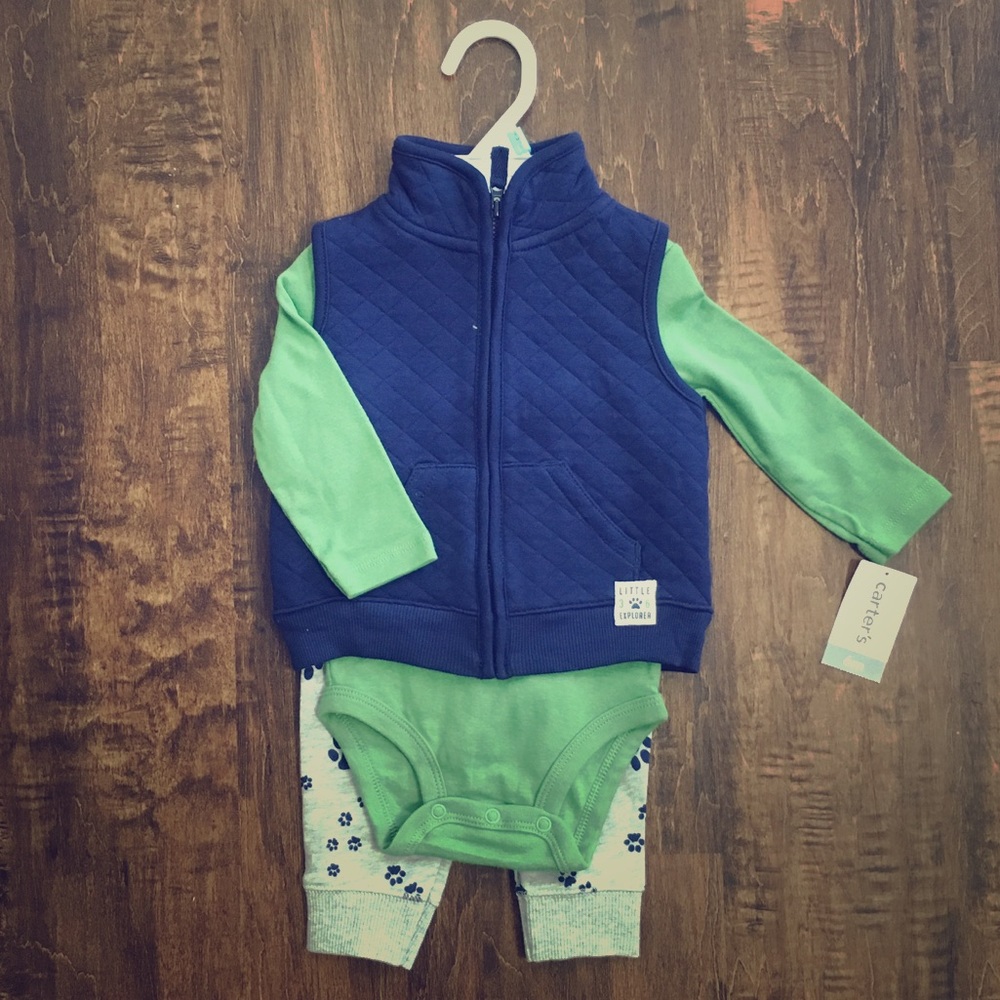 NWT 6 mo three piece set